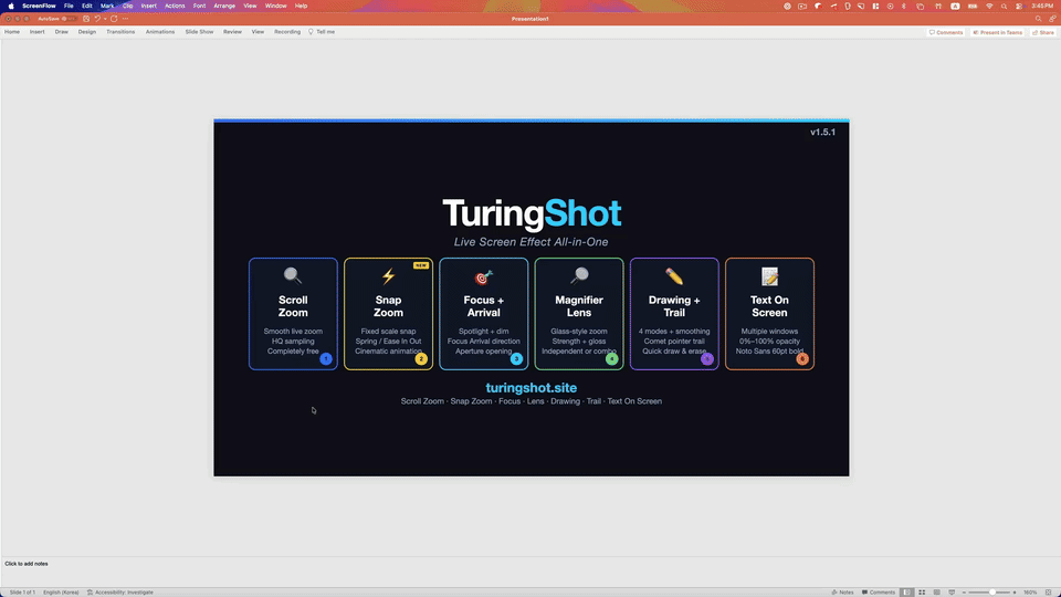 TuringShot live demo