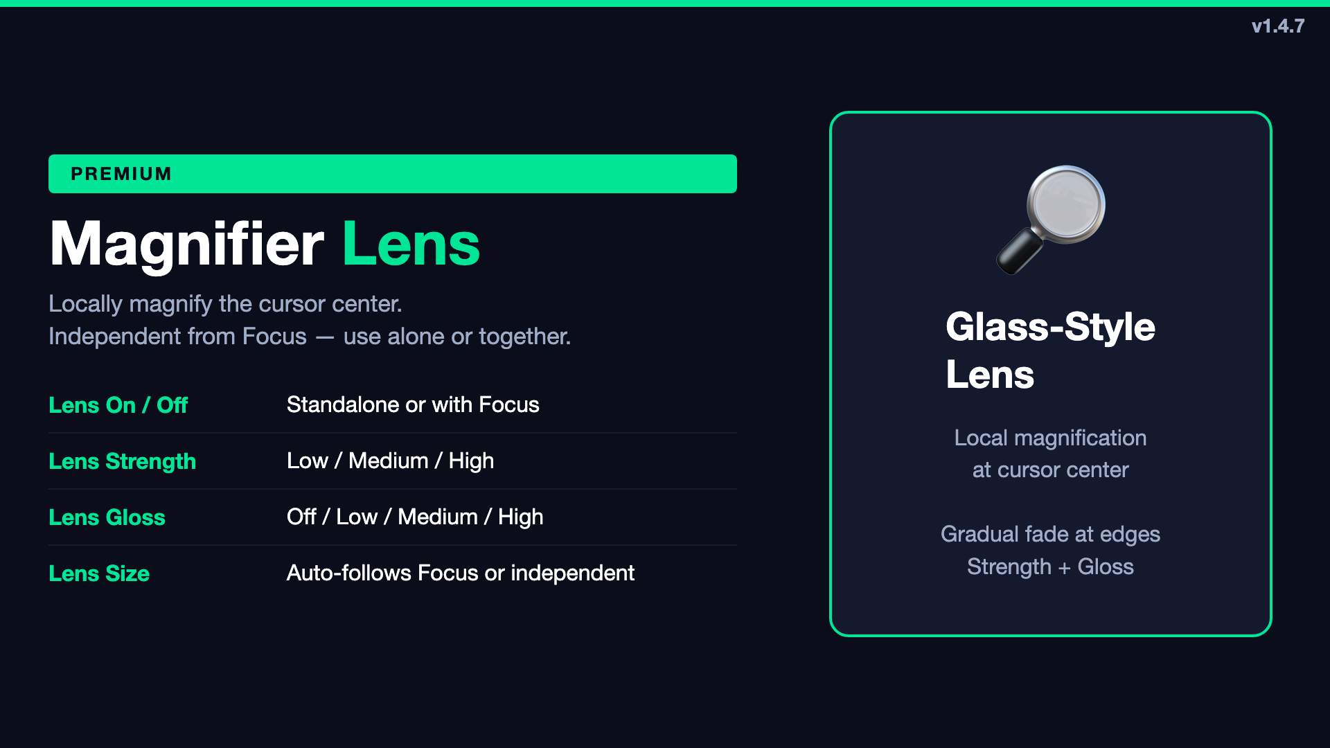 TuringShot Magnifier Lens