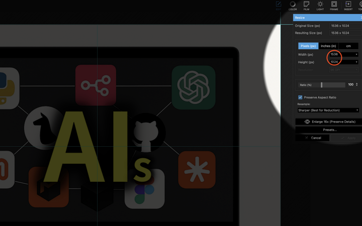 TuringShot focus spotlight guiding viewer attention