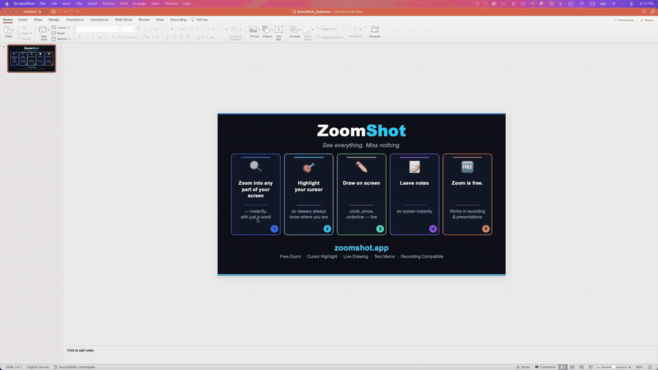 TuringShot Demo - Zoom, Drawing, Focus